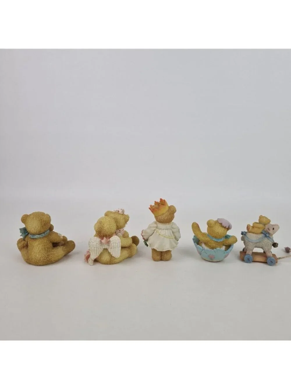Set Of 5 Cherished Teddies Gloria Bunny Samantha Tyler 614387 Porcelain Figure